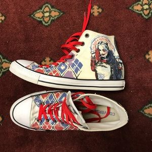Harley Quinn Converse All-Star High Tops